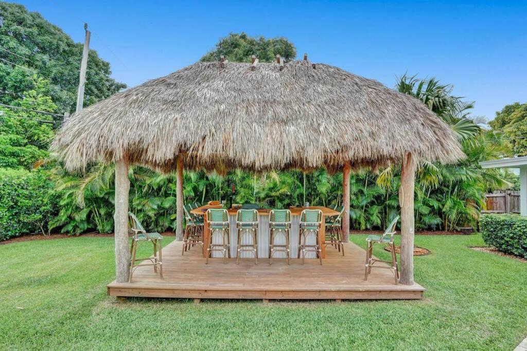 Tipsy Tiki Paradise - A Fl Tropical Heated Pool Retreat Fort Lauderdale Exterior photo